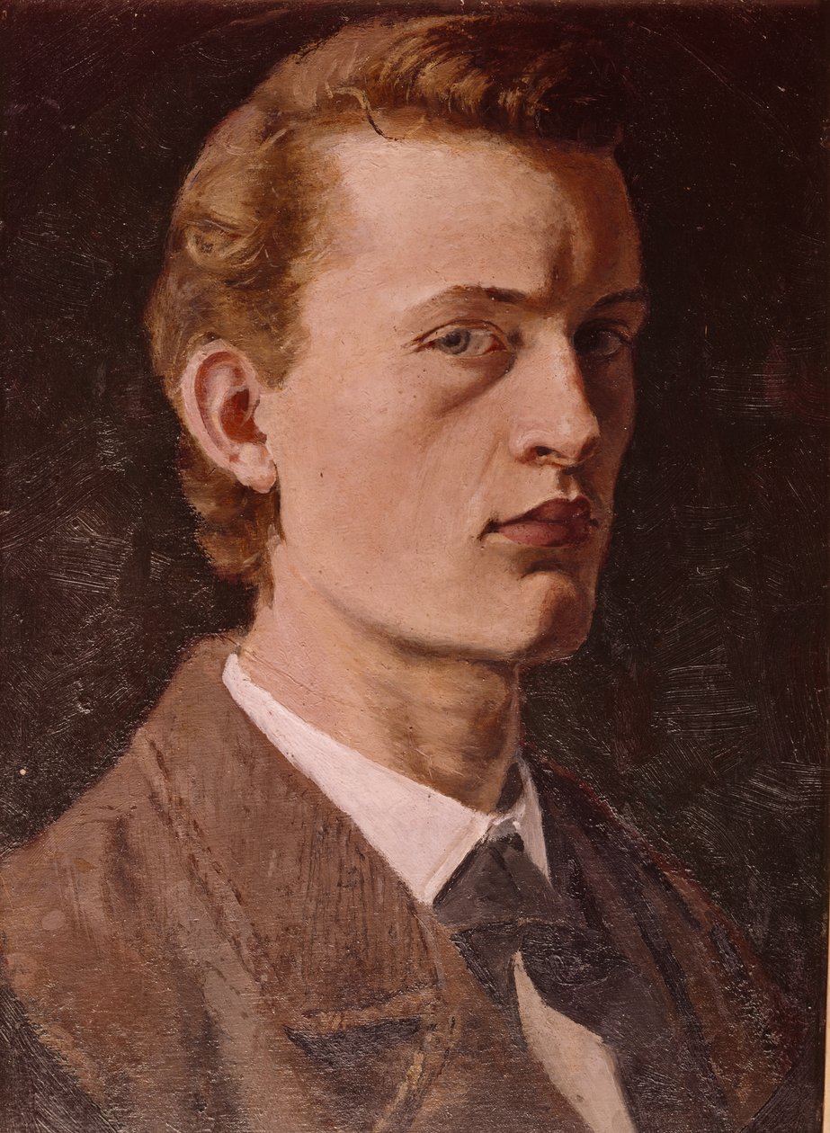 Autoritratto da Edvard Munch