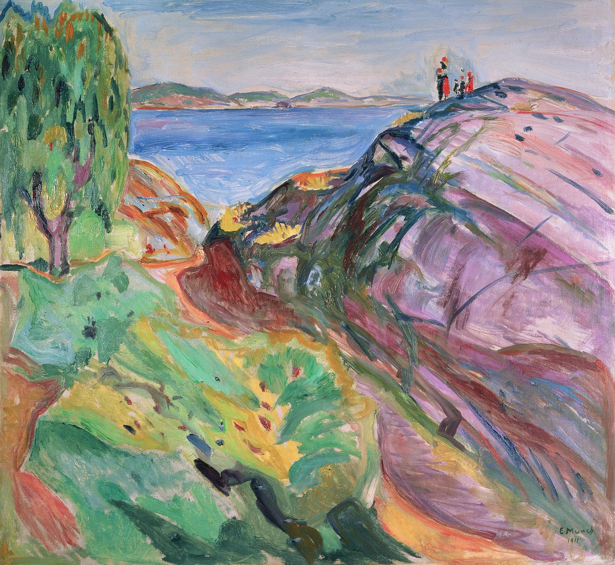 Estate al mare, Krager da Edvard Munch
