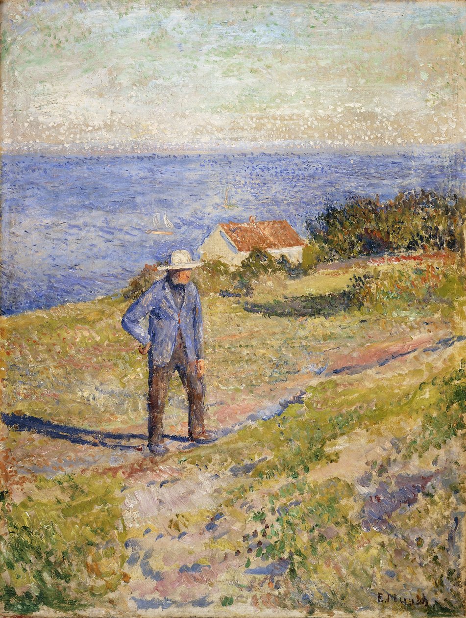 Estate ad Asgardstrand, c.1890-1892 da Edvard Munch