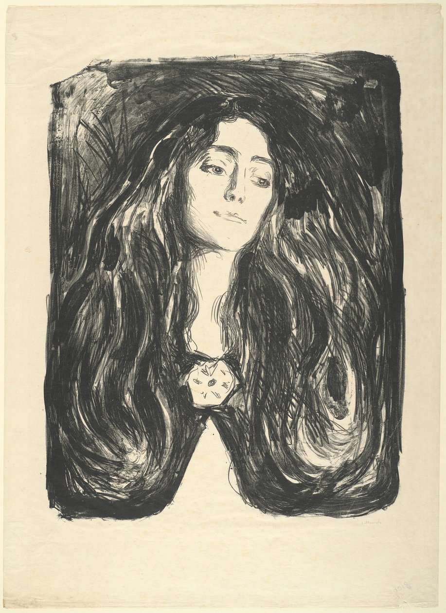 La spilla. Eva Mudocci da Edvard Munch