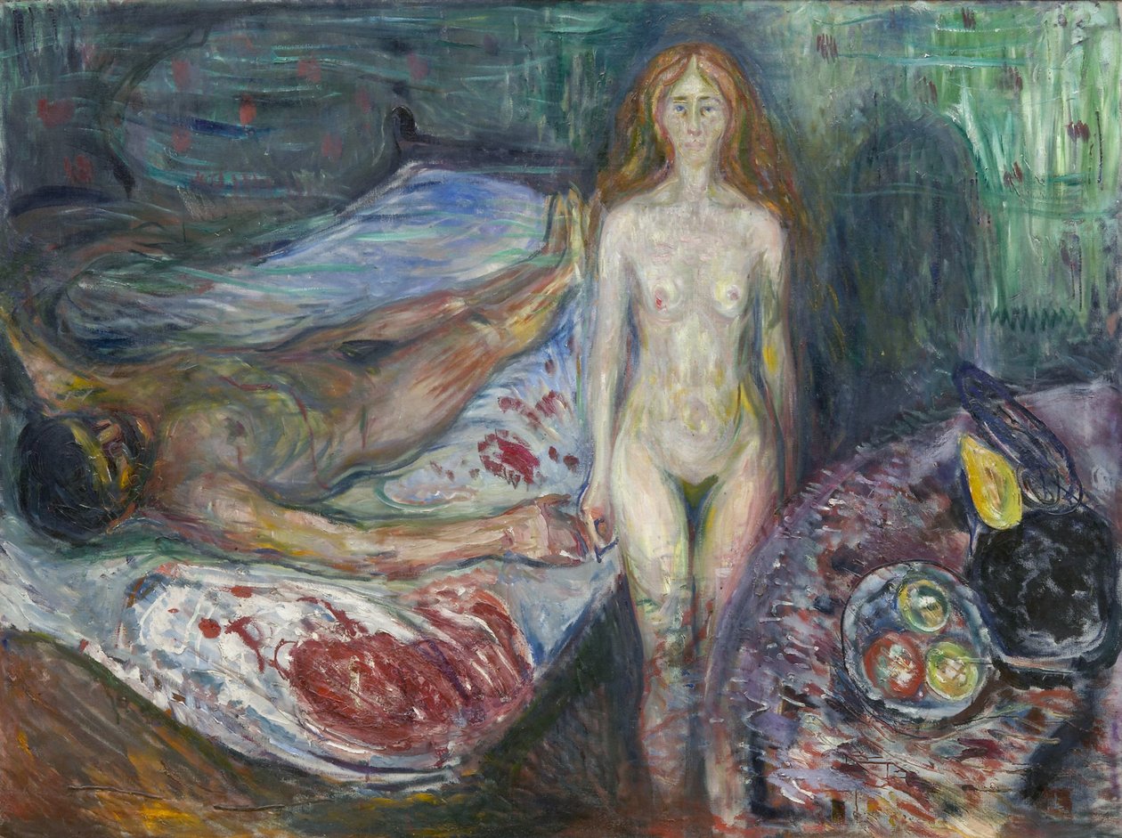 La morte di Marat da Edvard Munch