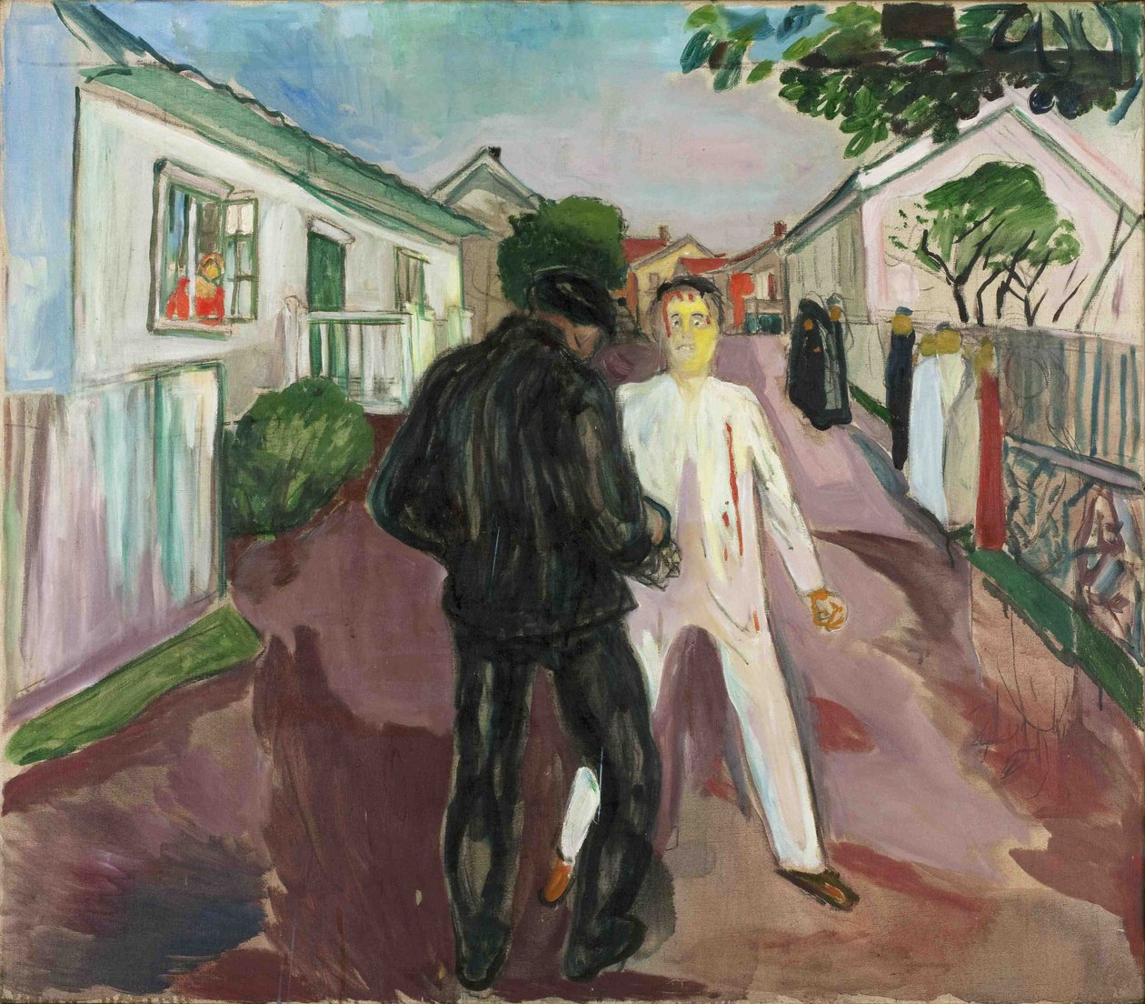 La lotta da Edvard Munch