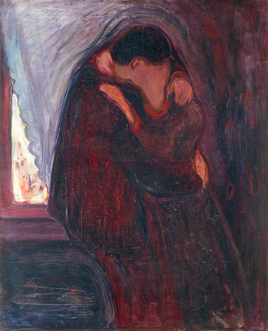 Il bacio da Edvard Munch