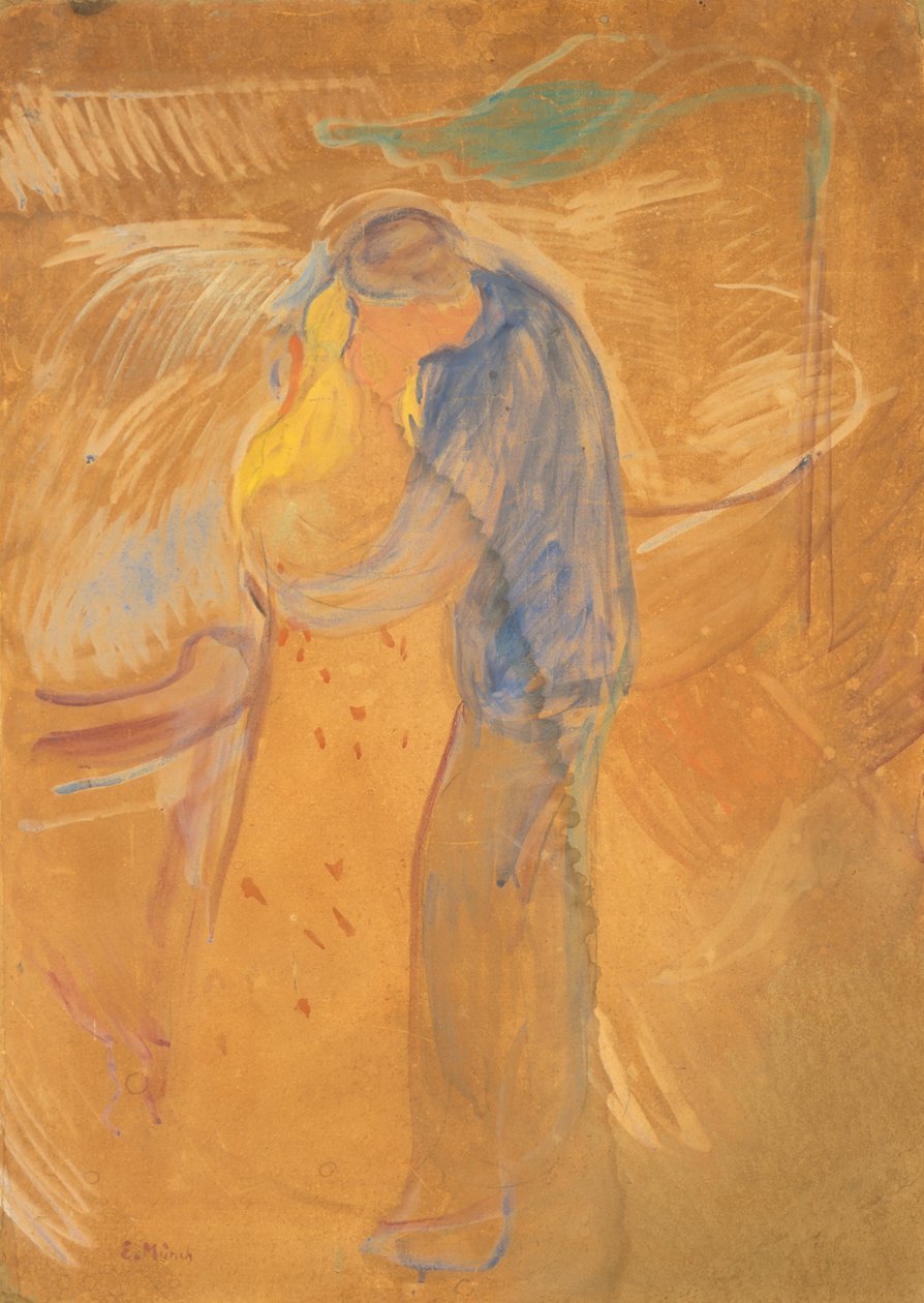 Il Bacio, 1906-1907 da Edvard Munch