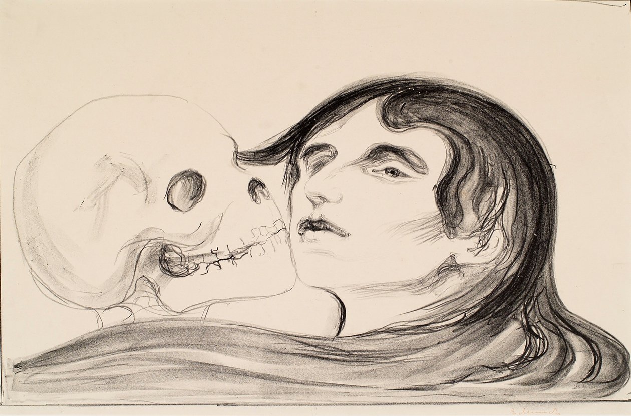 Il Bacio della Morte da Edvard Munch