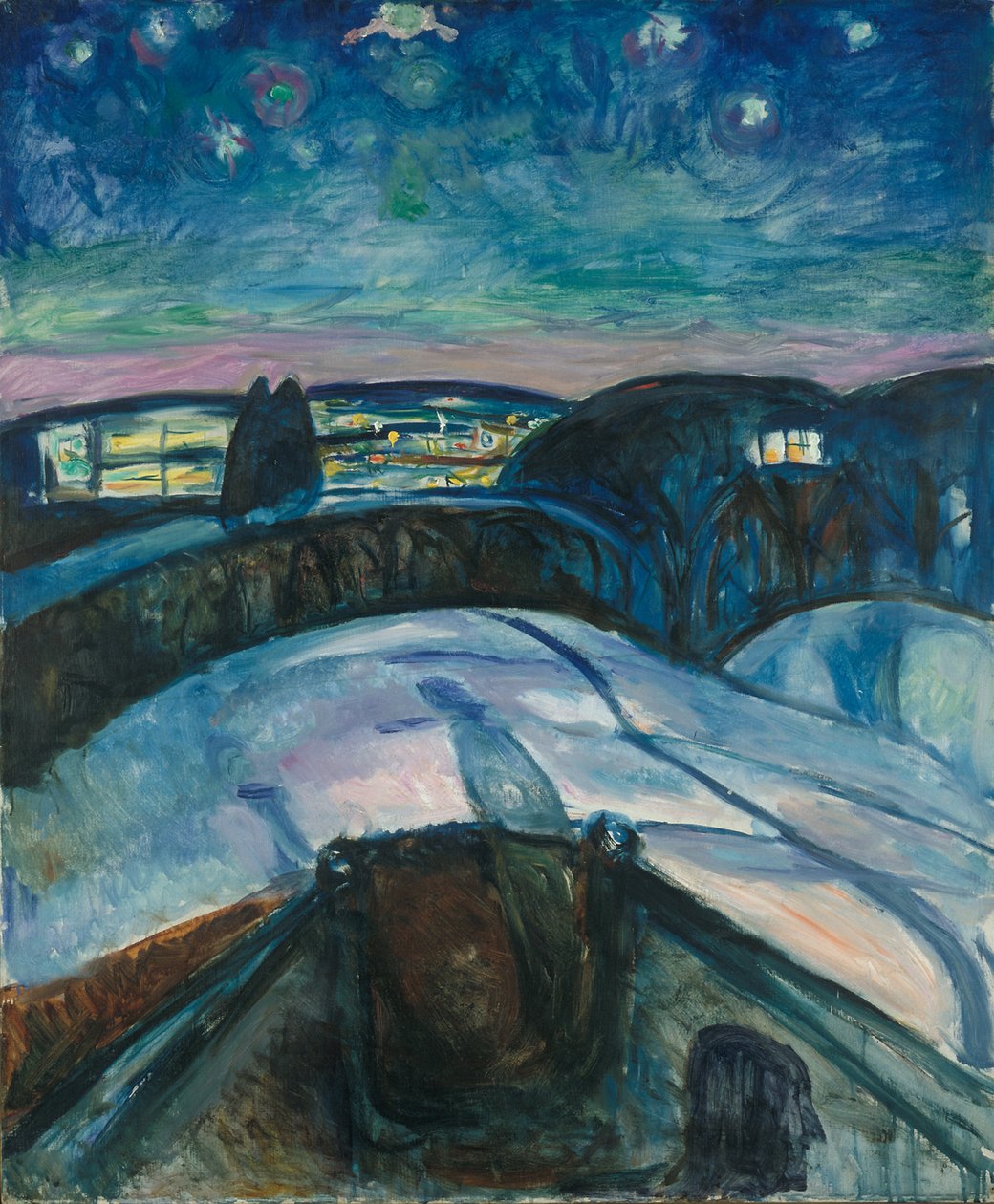 Notte stellata da Edvard Munch