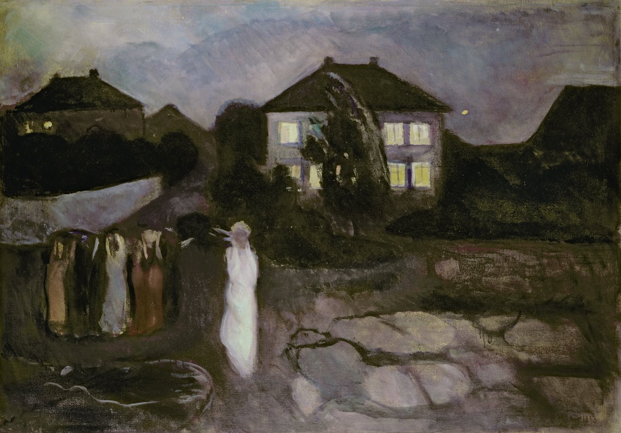 La tempesta, 1893 da Edvard Munch