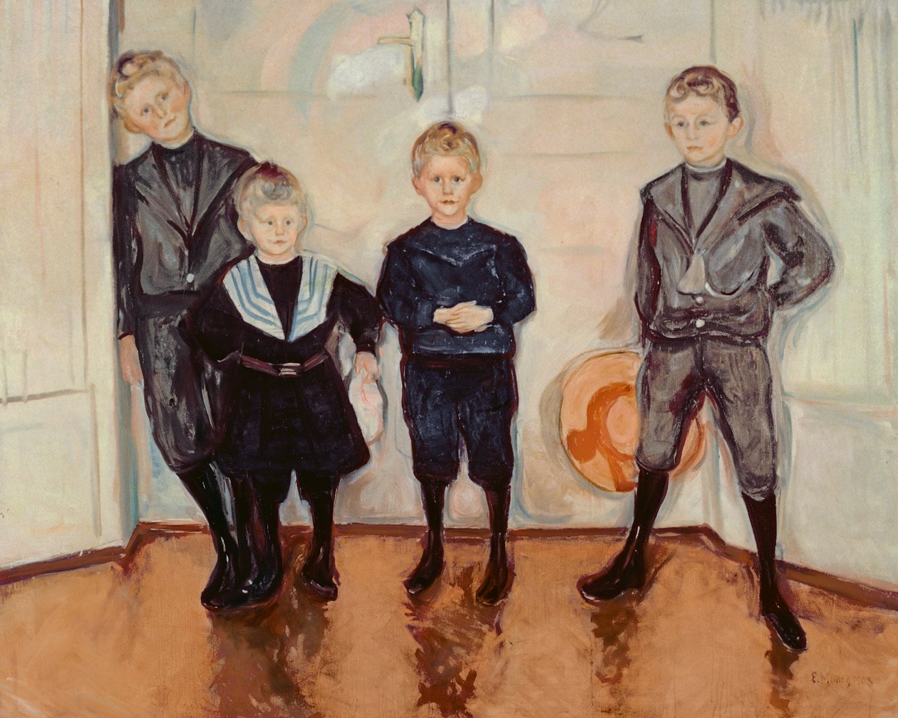I quattro figli del Dr. Max Linde da Edvard Munch