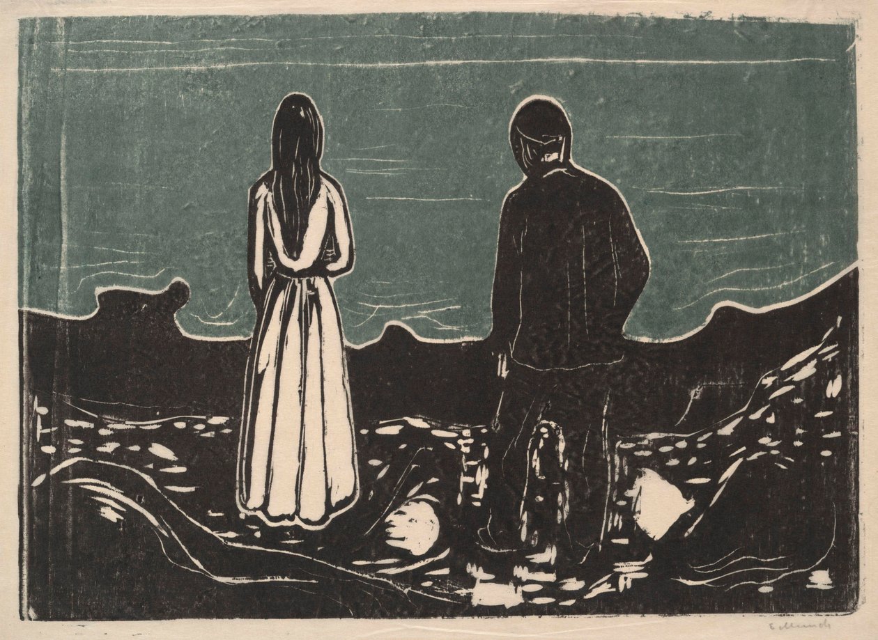 Due persone, i solitari da Edvard Munch