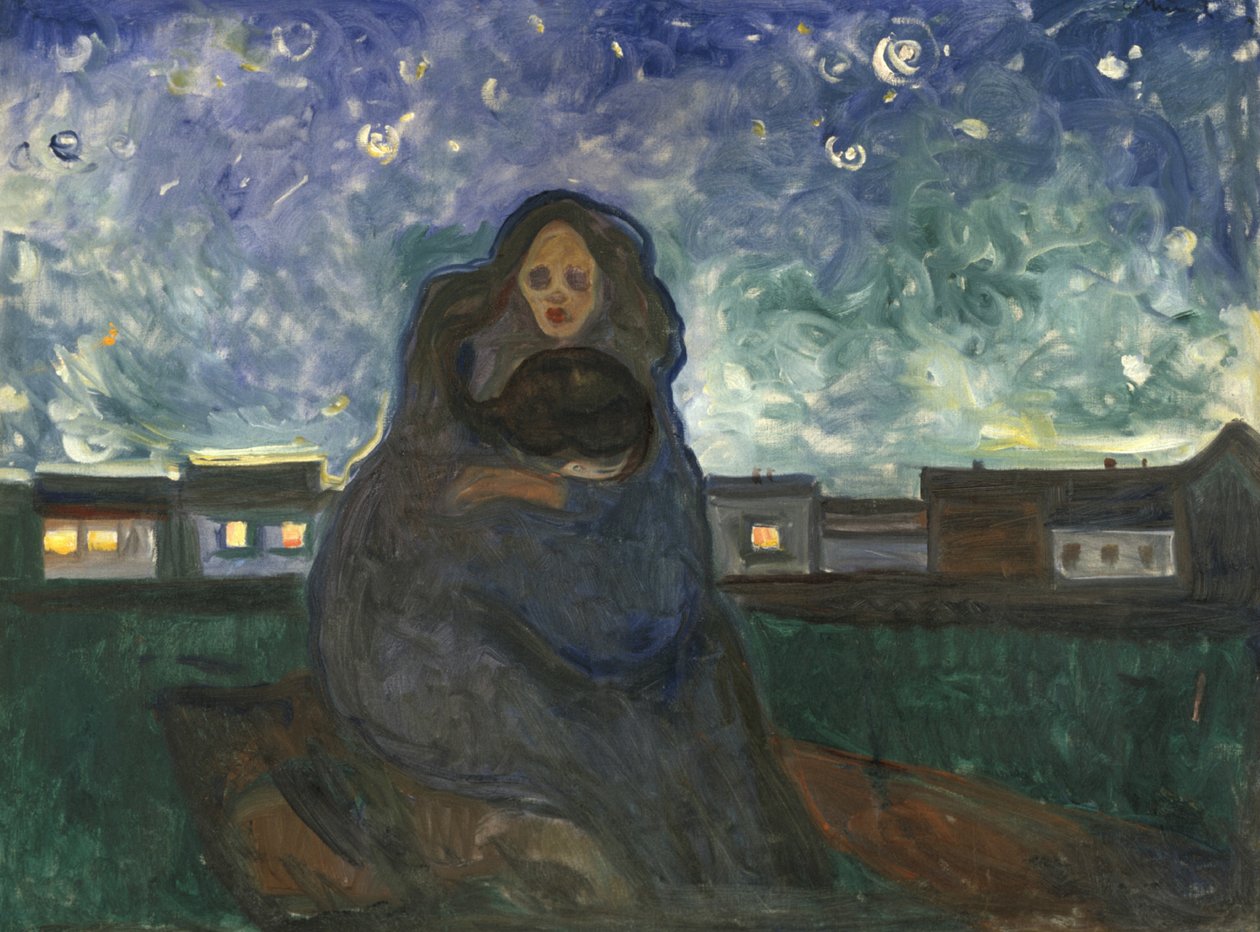 Sotto le stelle, 1900-05 da Edvard Munch