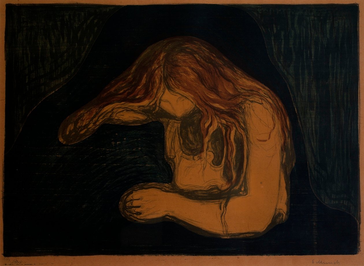 Vampiro (Vampiro II) da Edvard Munch