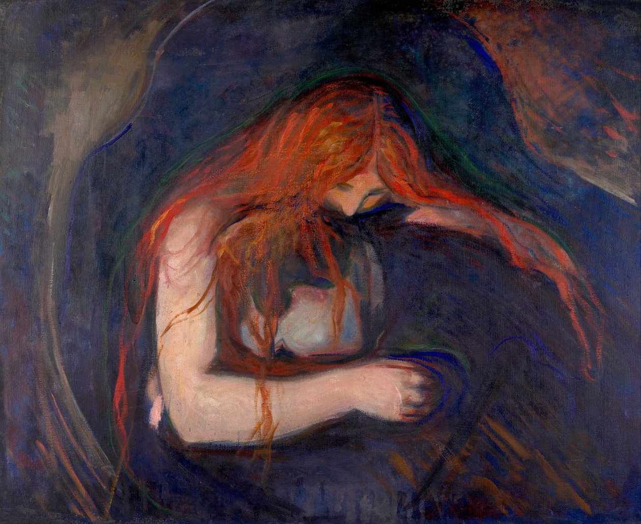 Il Vampiro da Edvard Munch