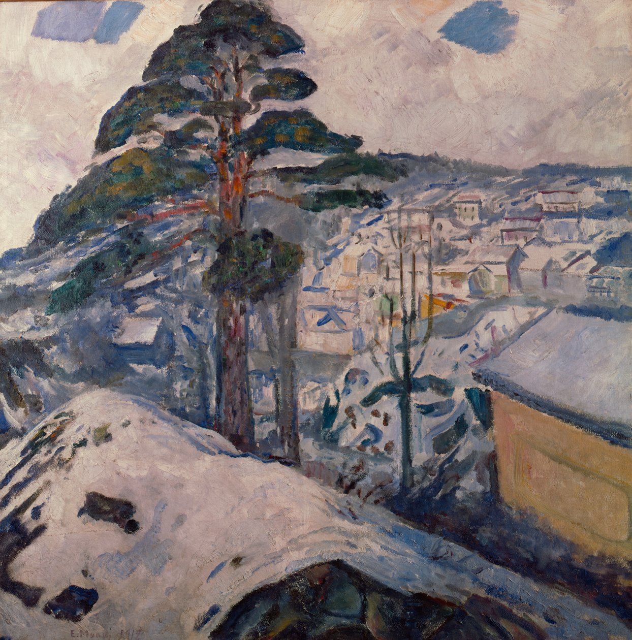 Inverno a Kragerø da Edvard Munch