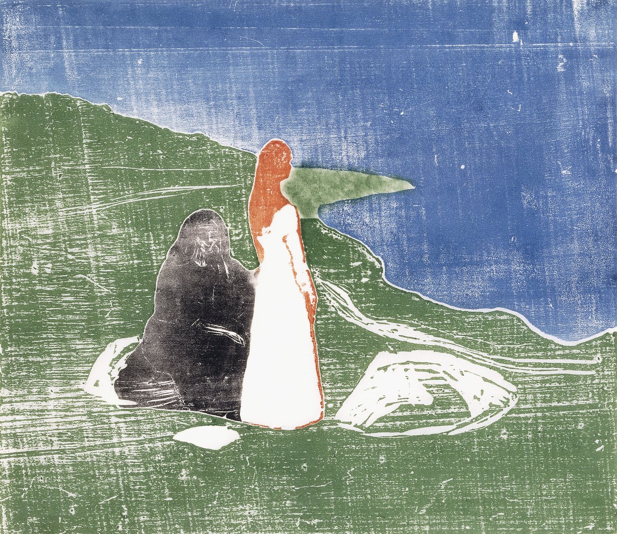 Donne sulla riva del mare da Edvard Munch