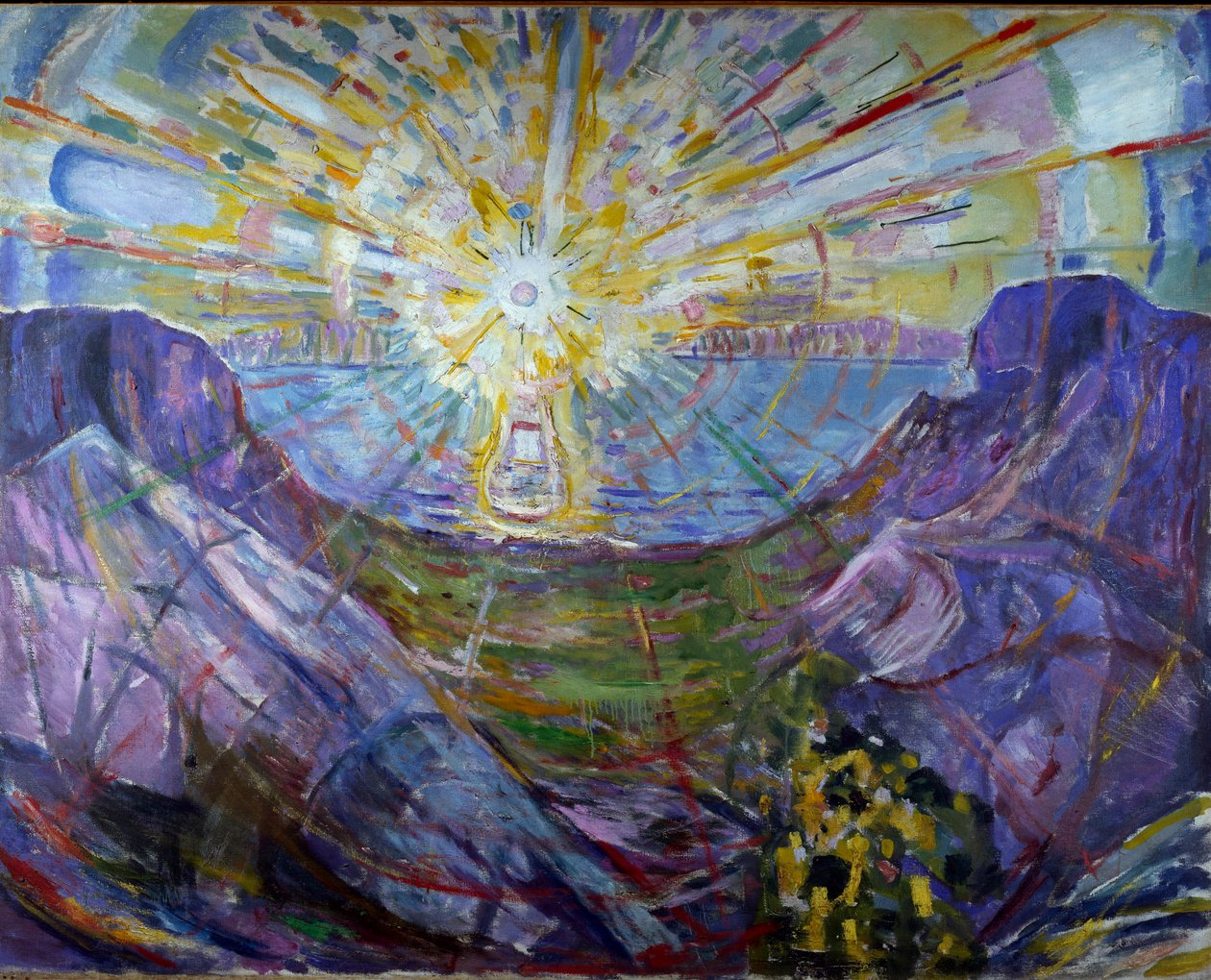Il sole da Edvard Munch