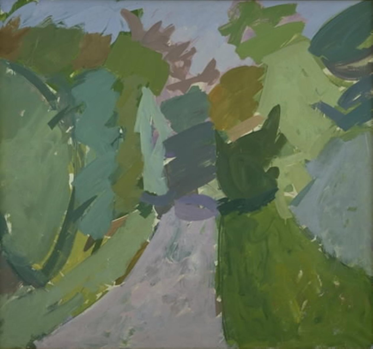 Una Strada nella Foresta da Edvard Weie