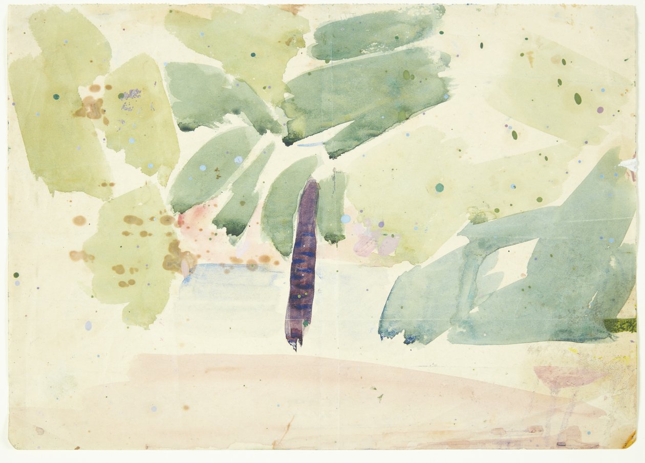 Studio di colori per il quadro di Langelinie da Edvard Weie