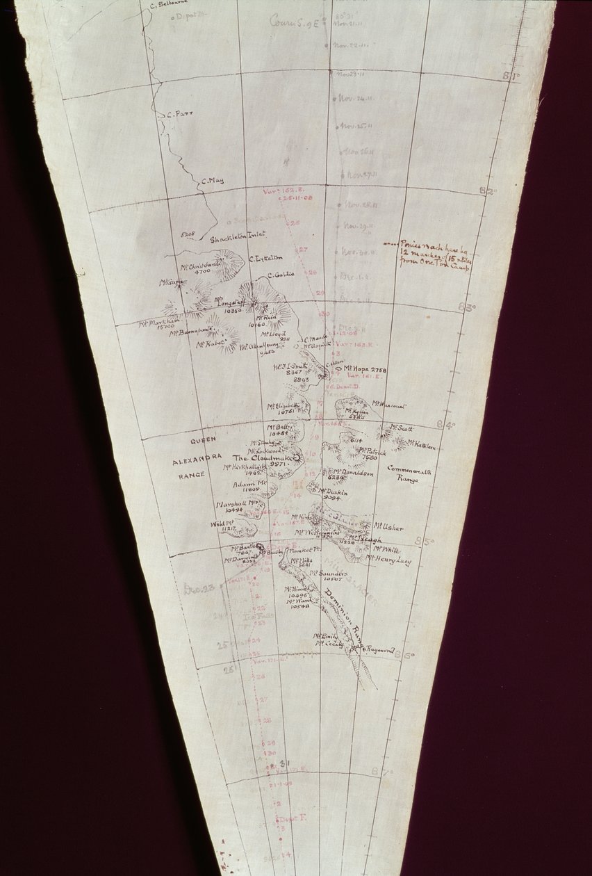 Sezione della mappa dall