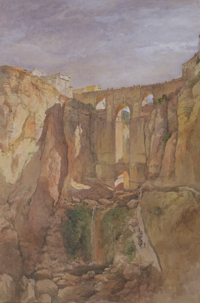 La gola, Ronda, Spagna da Edward Angelo Goodall
