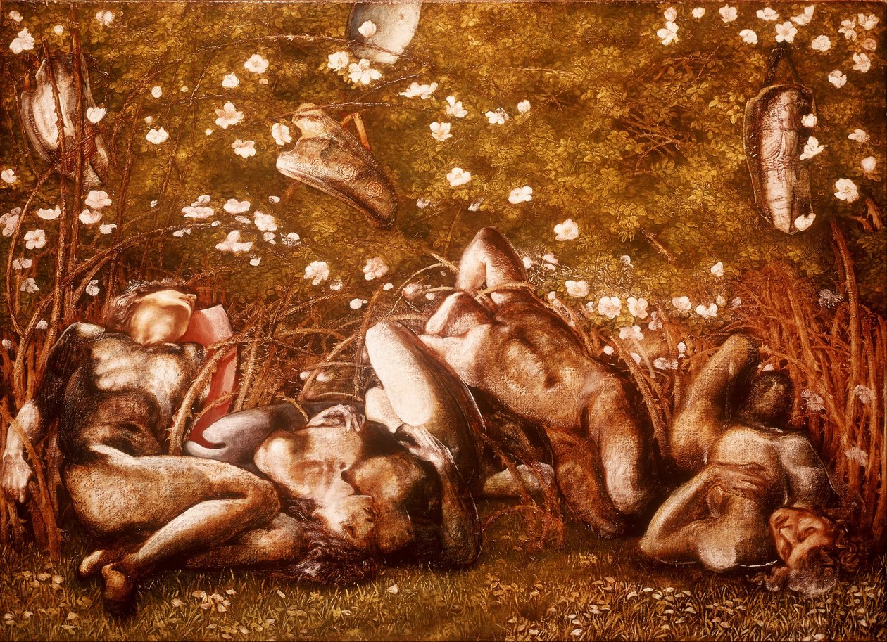 Studio per I Cavalieri Dormienti da Edward Burne Jones