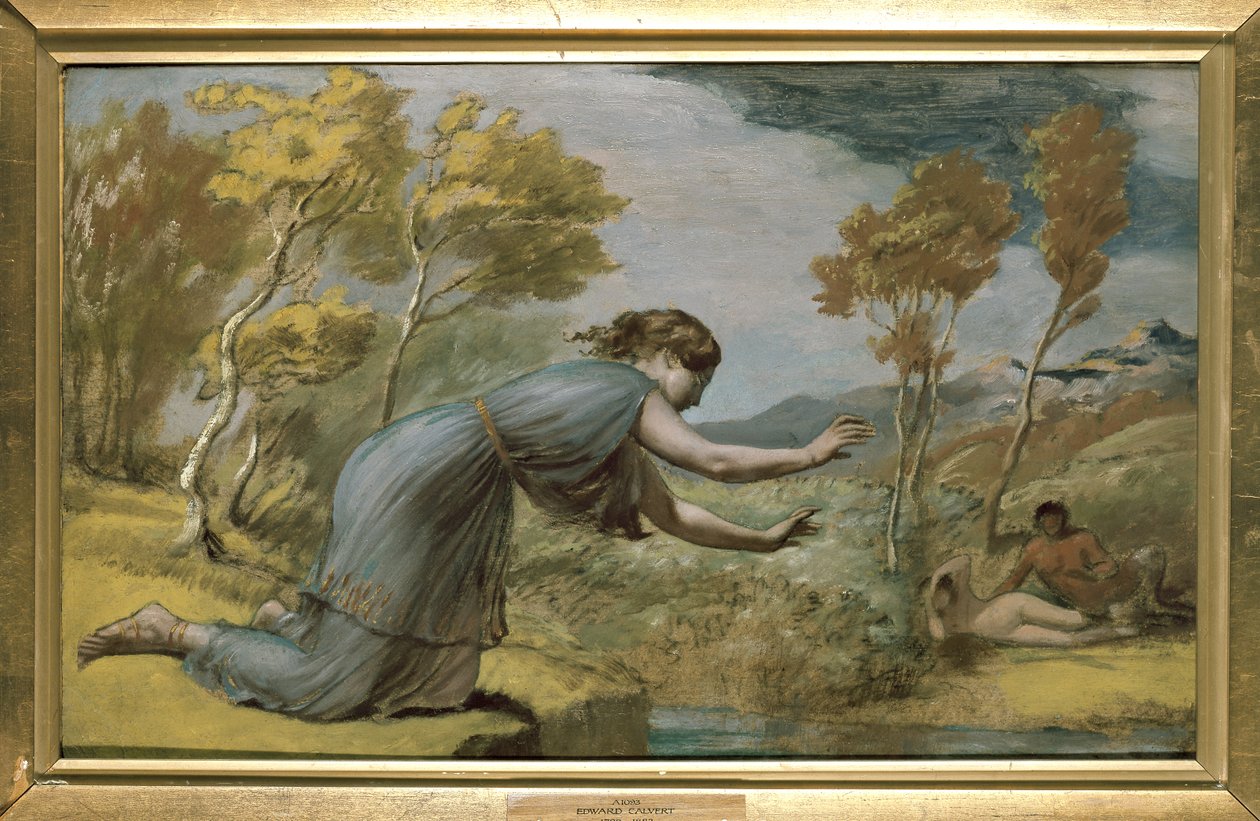 Psiche al ruscello da Edward Calvert