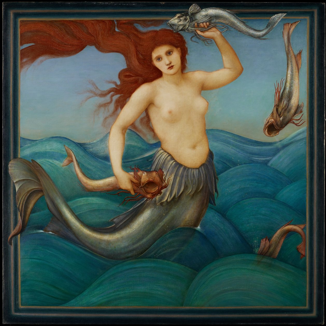 Una ninfa del mare, 1881 da Edward Burne Jones