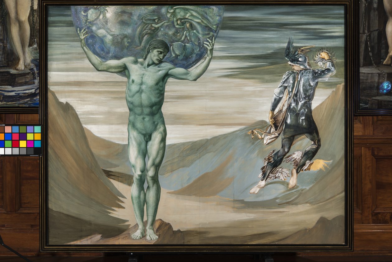 Atlante trasformato in pietra, c.1876 da Edward Burne Jones