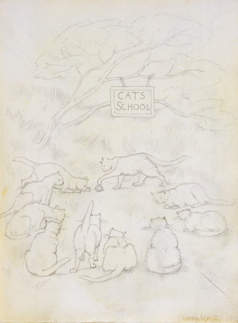 Scuola dei Gatti, 1892 da Edward Burne Jones