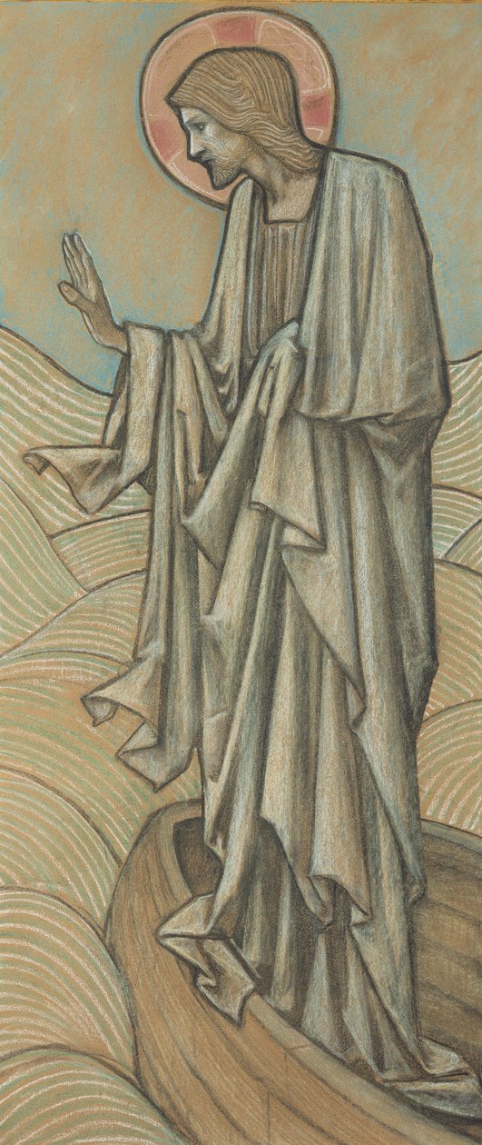 Cristo calma le onde da Edward Burne Jones