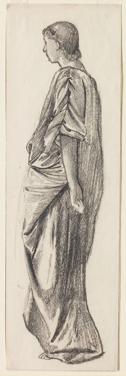 Figura in abiti da Edward Burne Jones