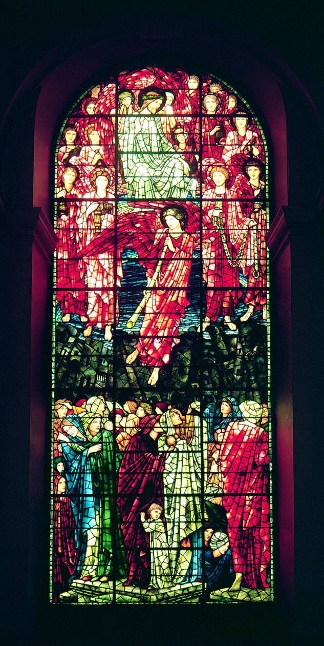 Giudizio Universale, finestra ovest (vetro colorato) da Edward Burne Jones