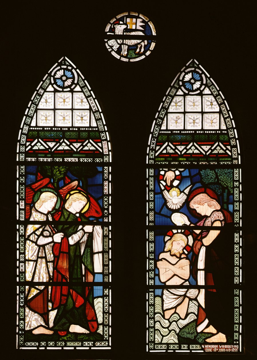Il Battesimo di Cristo, 1862 da Edward Burne Jones