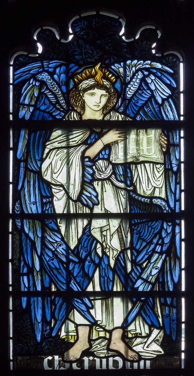 Cambridge, Cappella del Jesus College, Cherubini da Edward Burne Jones