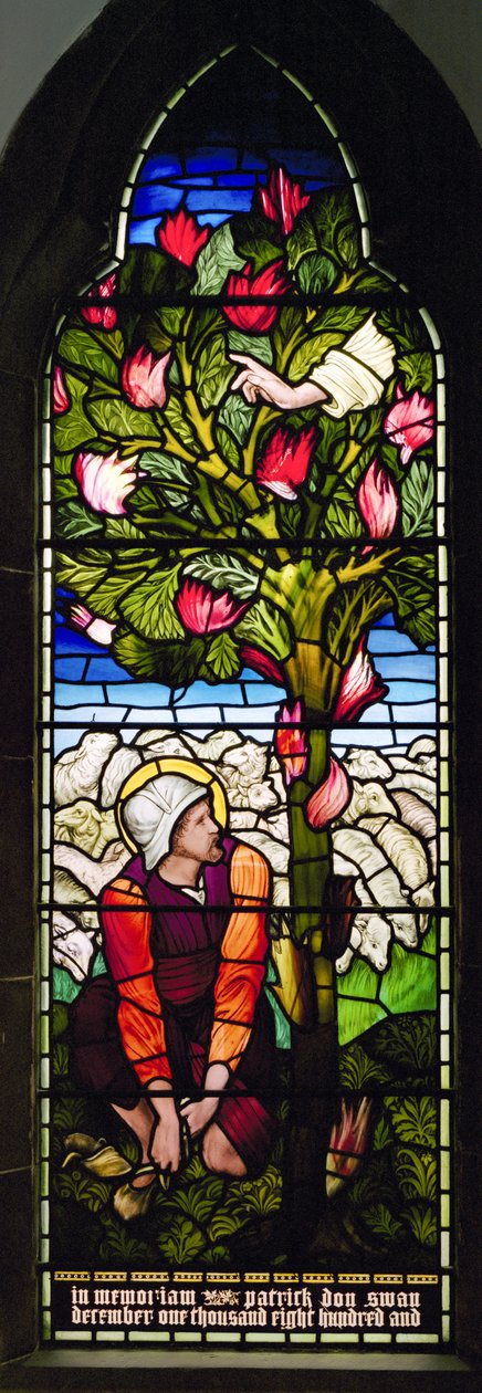 Kirkcaldy, St Brycedale, Mosè e il Roveto Ardente, 1892 da Edward Burne Jones