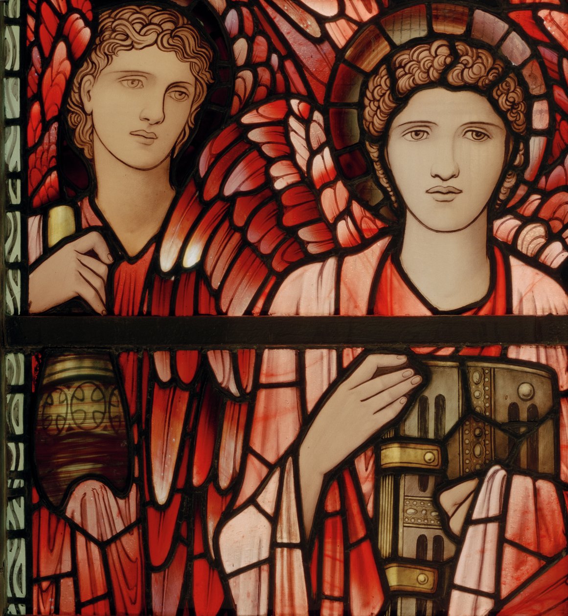 La Finestra del Giudizio Universale, dettaglio, 1897 da Edward Burne Jones