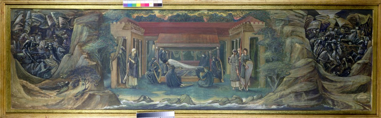 Il sonno di Artù in Avalon, 1894 da Edward Burne Jones