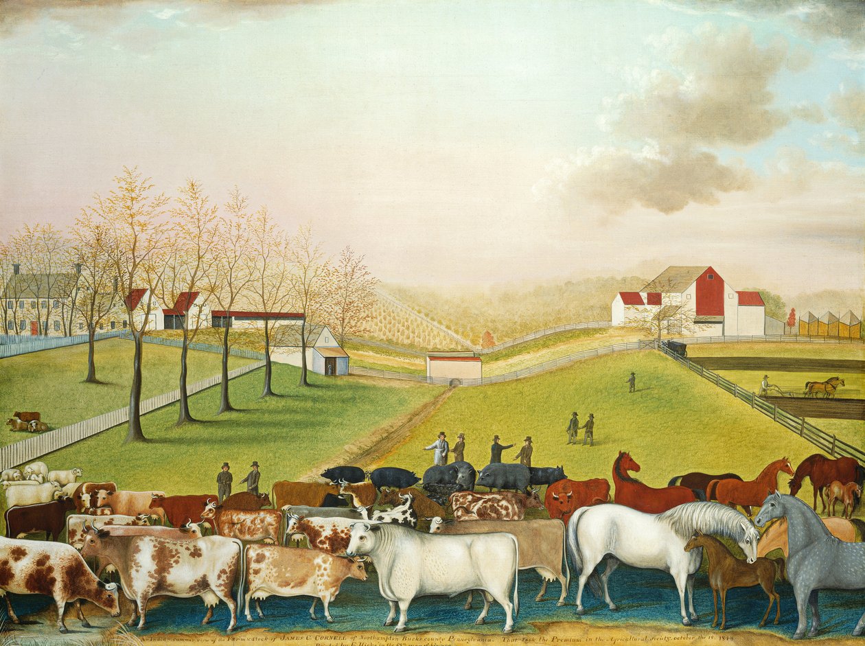 La fattoria Cornell da Edward Hicks