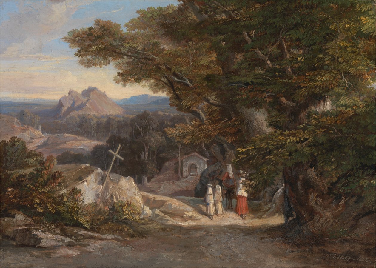 Tra Olavano e Civitella da Edward Lear