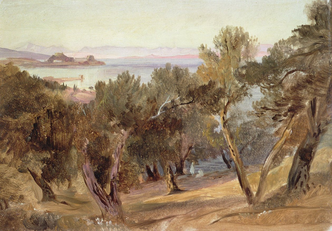 Corfù, XIX secolo da Edward Lear
