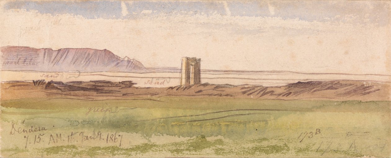 Dendera da Edward Lear
