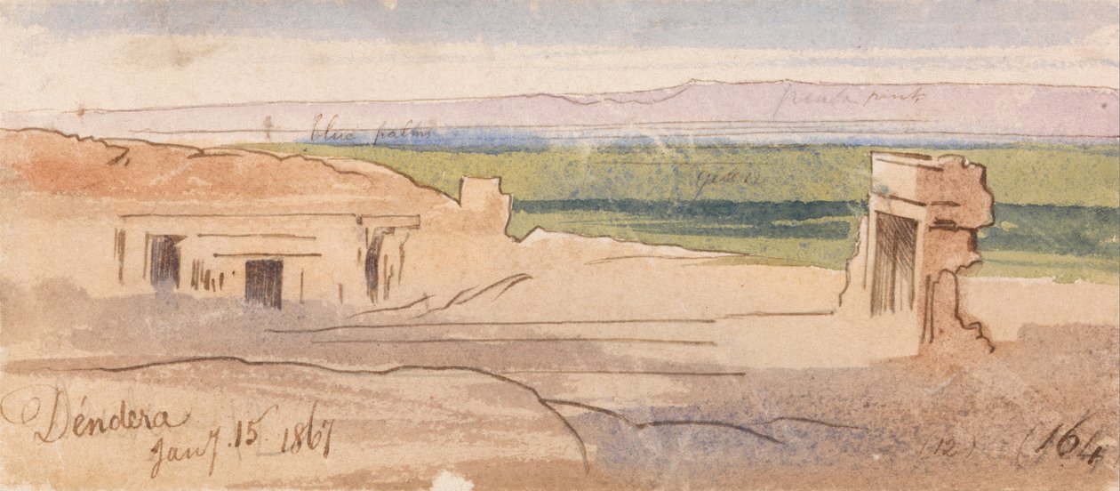 Dendera da Edward Lear