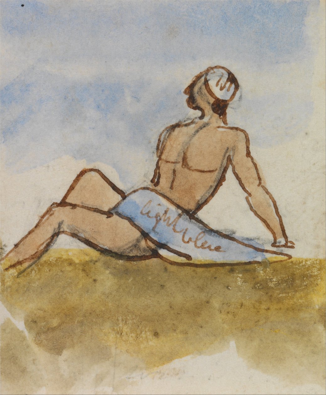 Uomo egiziano da Edward Lear