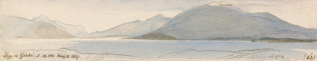 Lago di Garda da Edward Lear