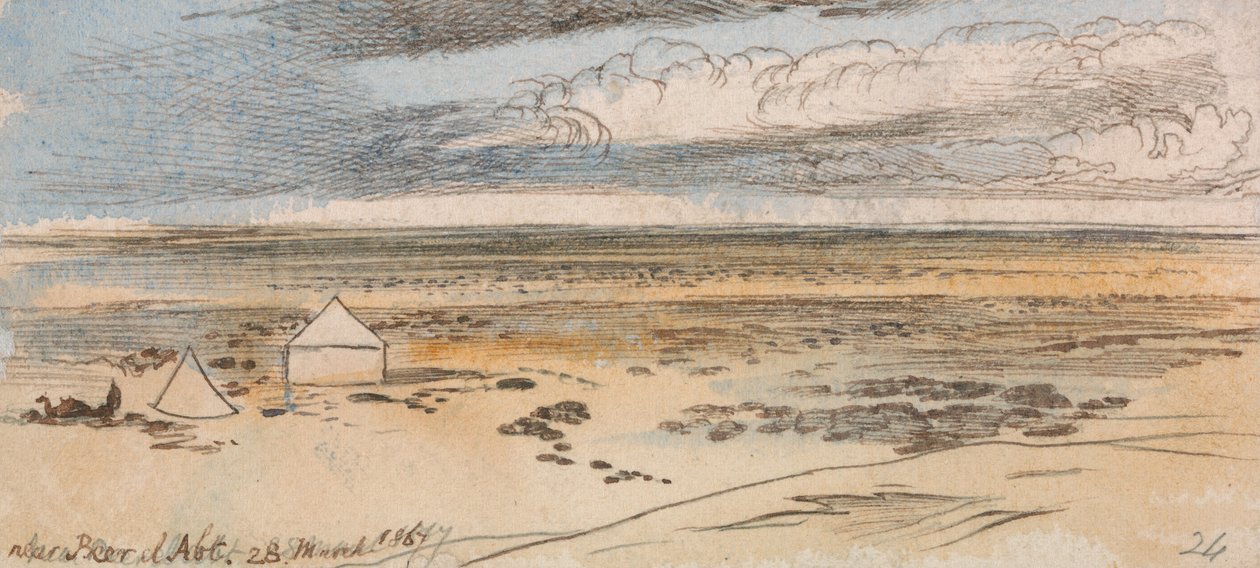 Vicino a Beer El Abt da Edward Lear