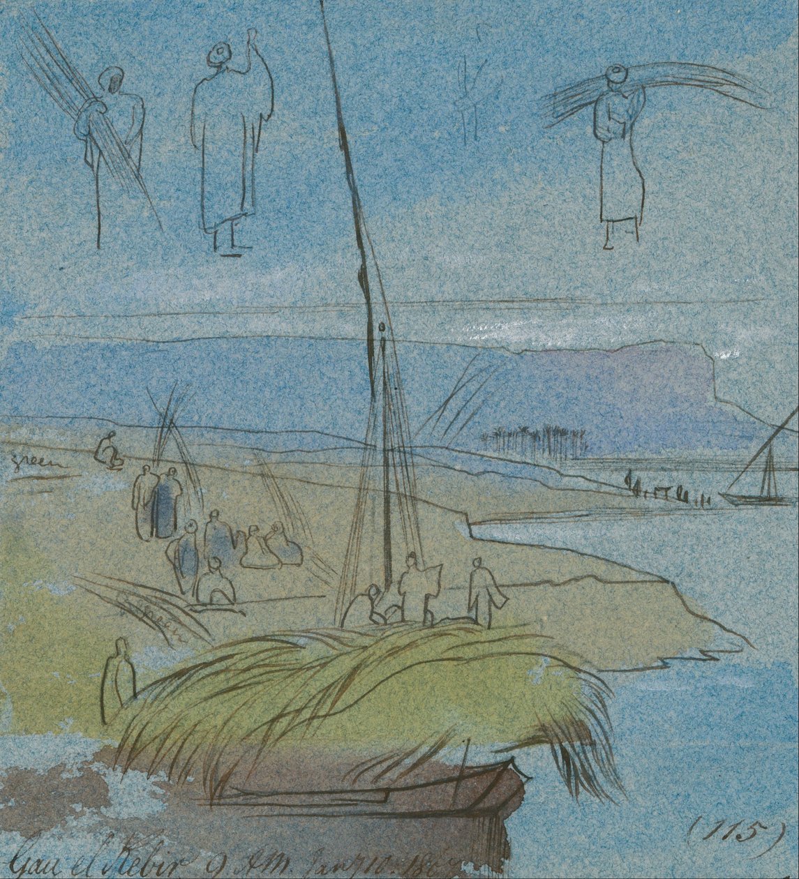 Qaw el Kebir da Edward Lear
