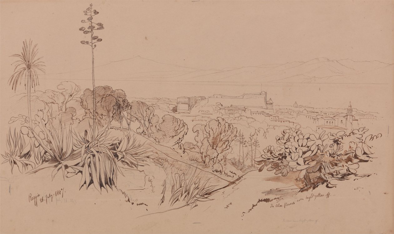 Reggio, 26 luglio 1847 da Edward Lear