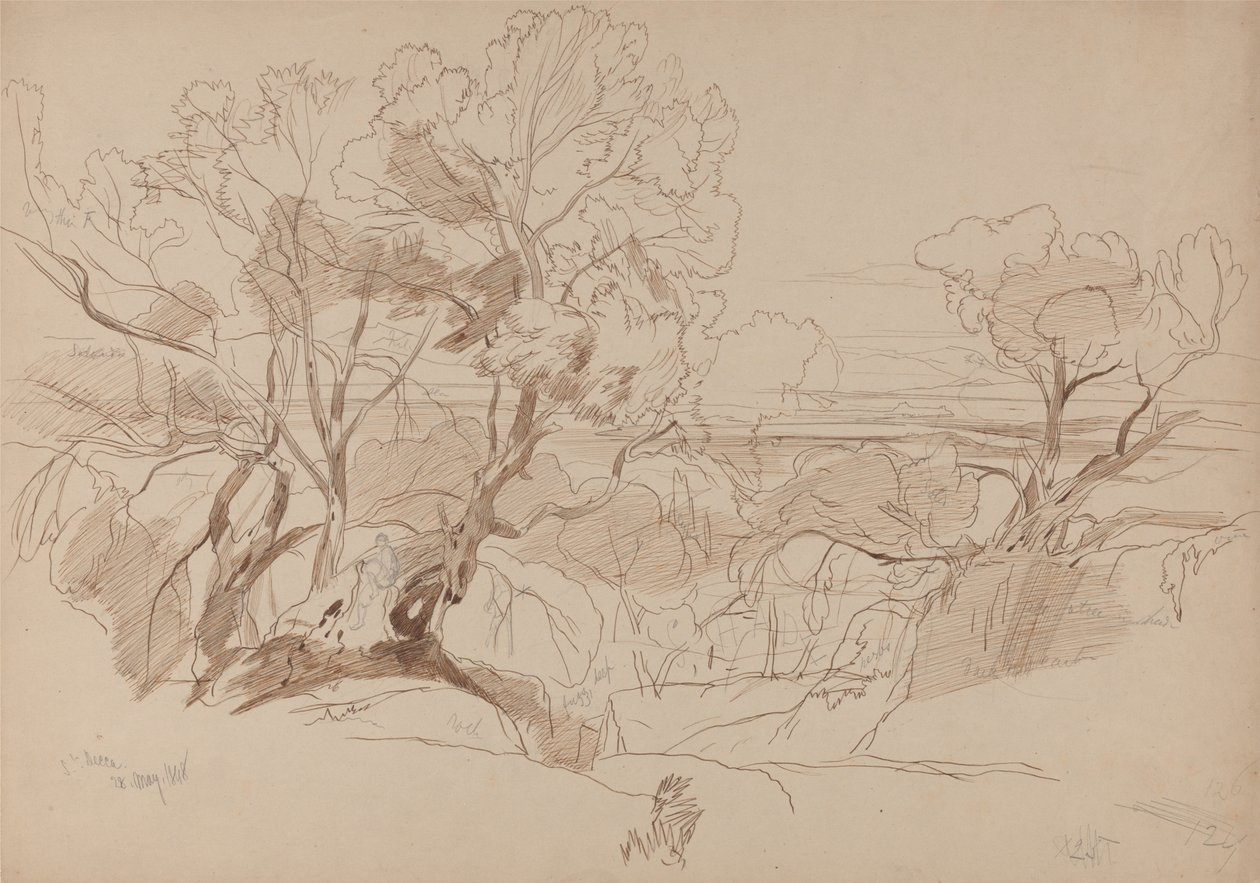Santa Decca, Corfù da Edward Lear