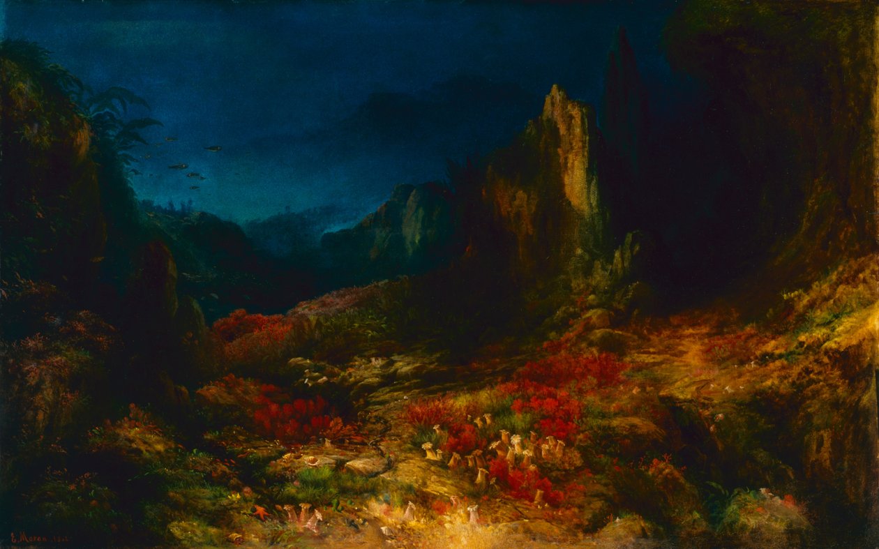 La valle nel mare da Edward Moran