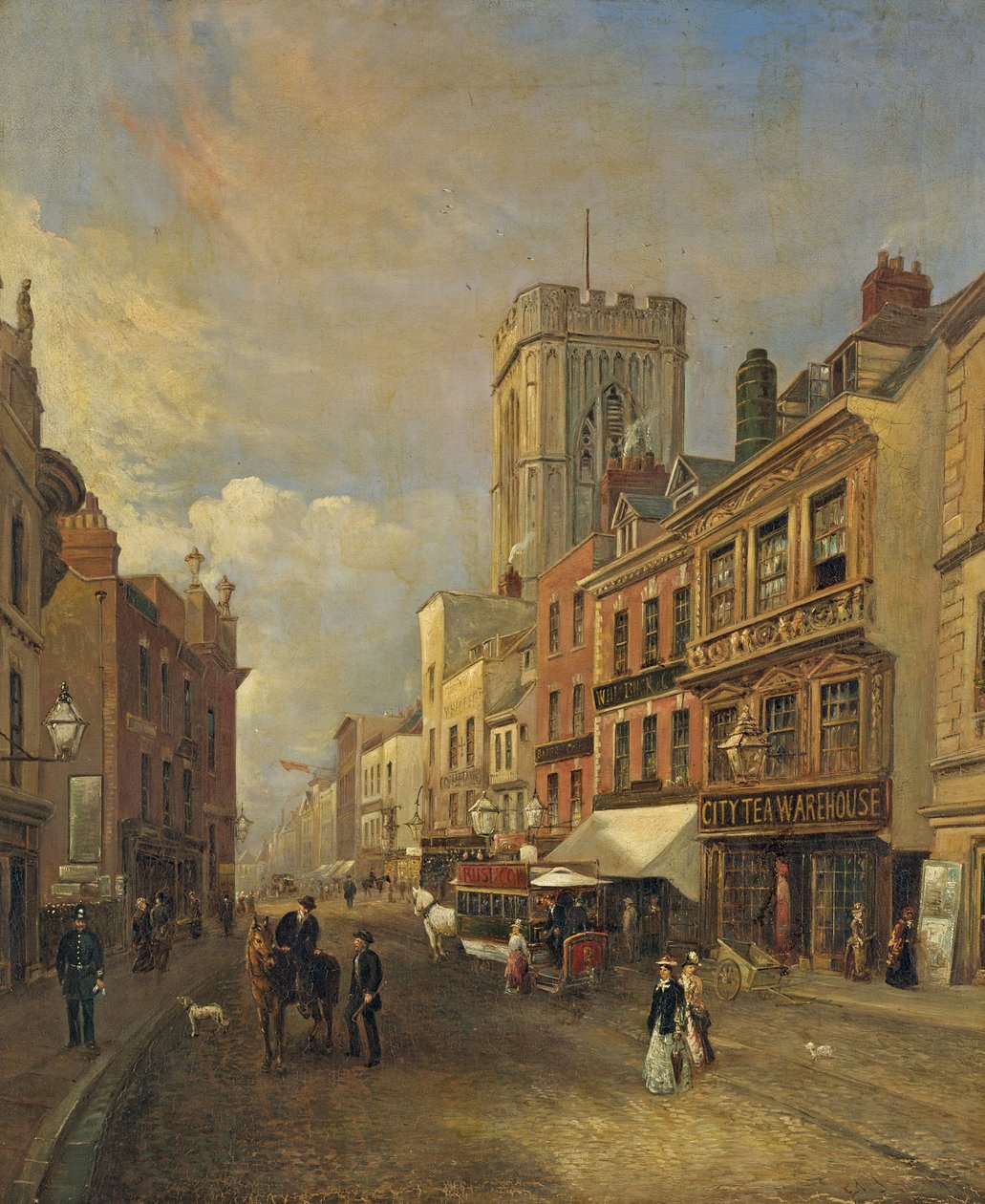 Southgate Street, Gloucester, c.1875 da Edward Smith