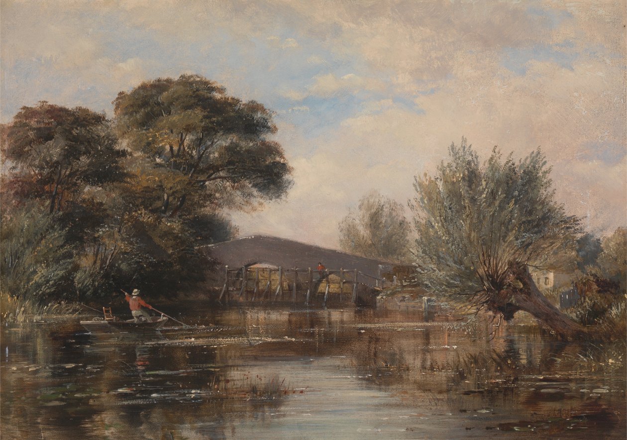 Ponte di Godstow vicino a Oxford da Edward William Cooke